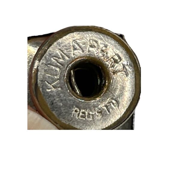 Vintage 1920s Baer & Wilde Sterling Silver Cufflinks Art Deco Kum A Part Snap - Picture 7 of 8